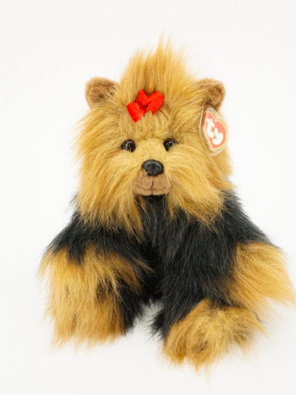 Ty Beanie Baby Yappie Yorkie Large Plush Dog Retired Classic Puppy